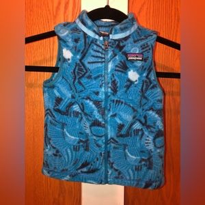 Patagonia toddler fleece vest